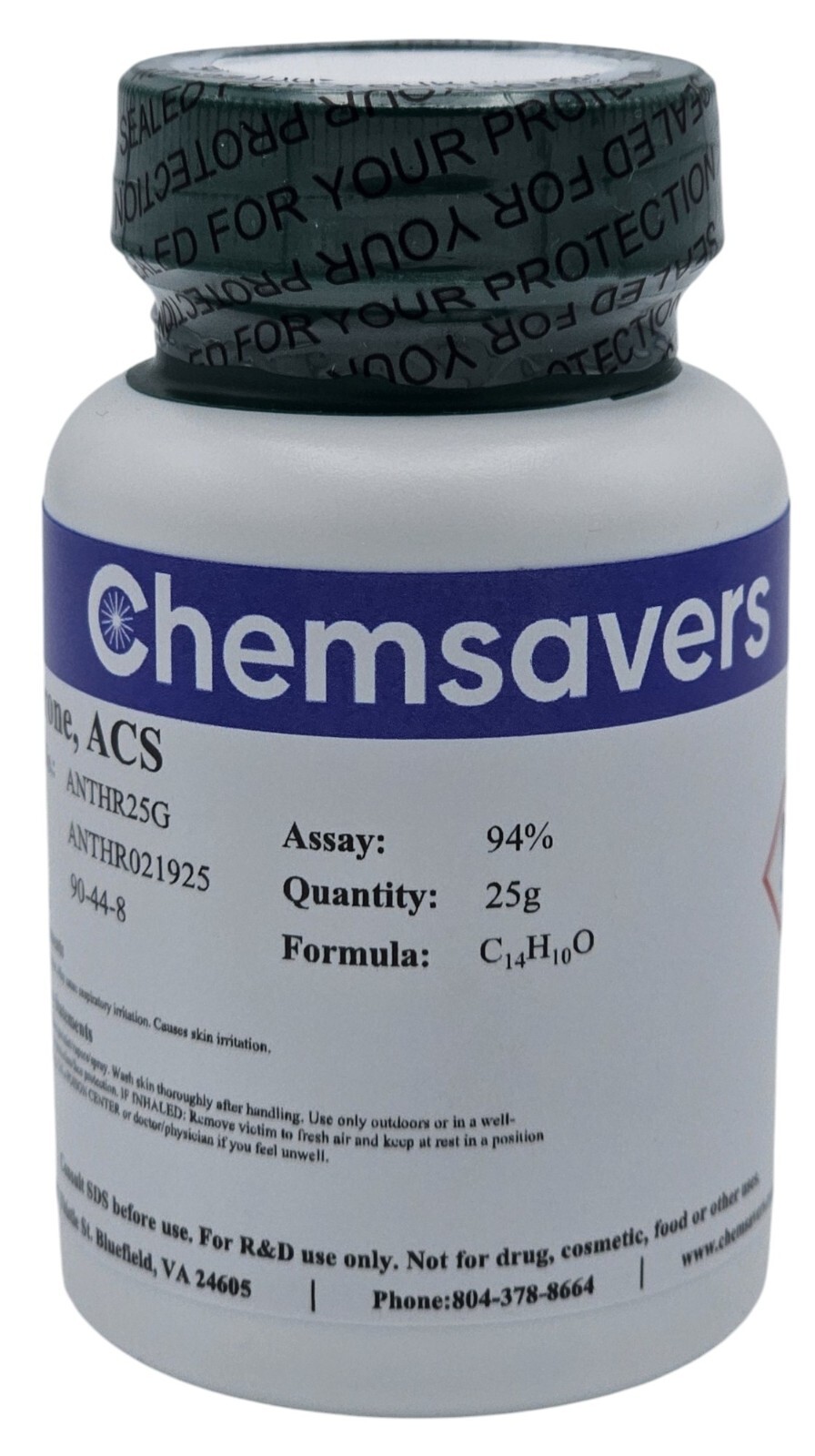 Anthrone, ACS, 94%, 25g
