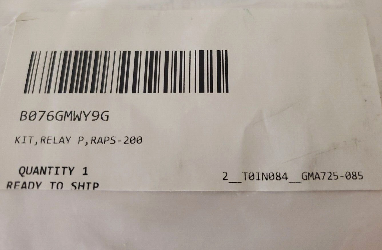 Genuine OEM Grindmaster A725-085 Kit Relay P Raps-200