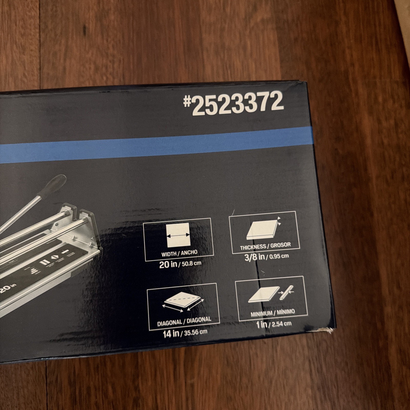 Project Source 20-in. Tile Cutter Kit #67819 for Porcelain and Ceramic Tile