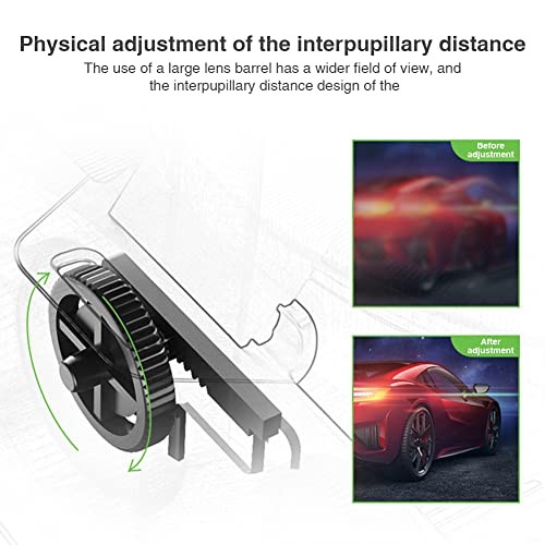 VR Headset Universal 3D Virtual Reality Goggles Support 360°Panorama Black