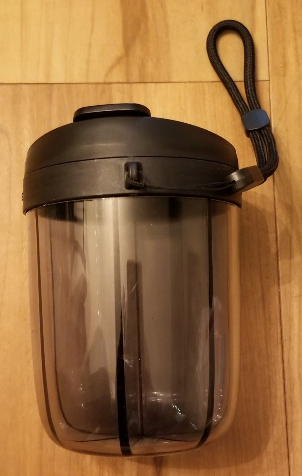 AUVON Large Pill Dispenser Can Store 6 Compartmen BLACK
