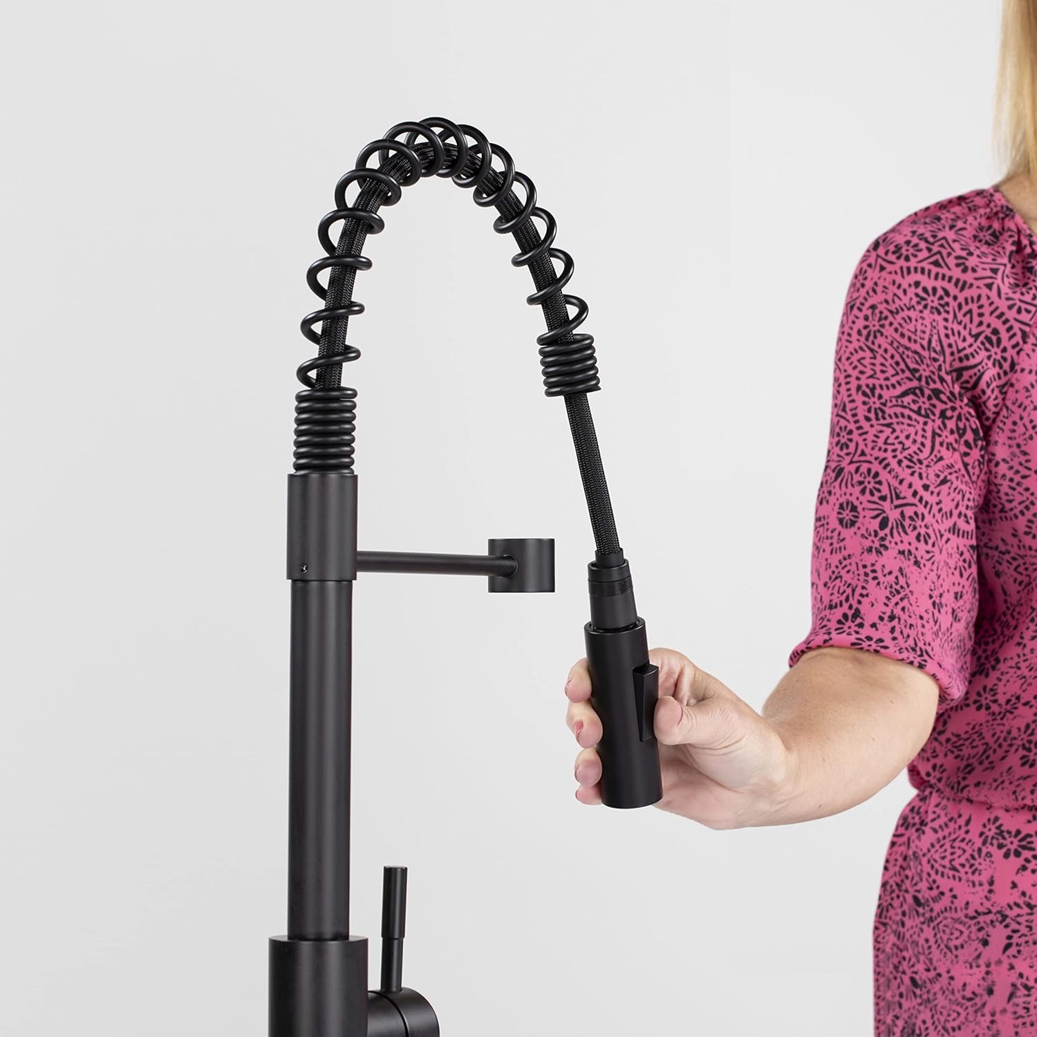 Lippert Flow Max Coiled Pull Down Kitchen Faucet for RVs and