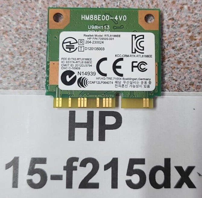 HP 15-f215dx 15.6" Genuine Wireless WiFi Card