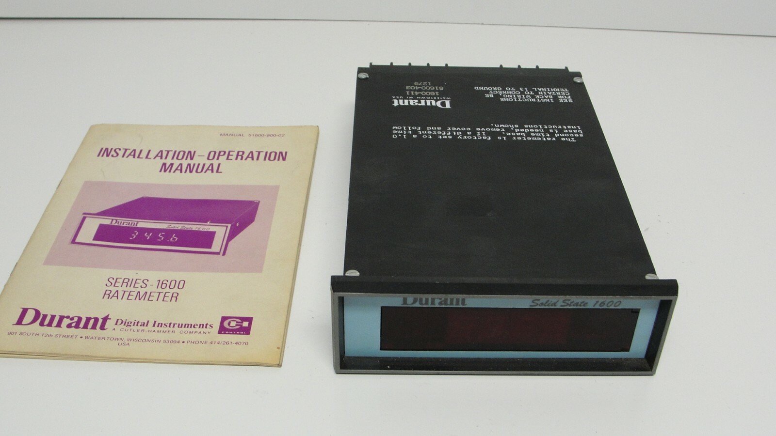 Durant 1600-411 ratemeter series 1600 new
