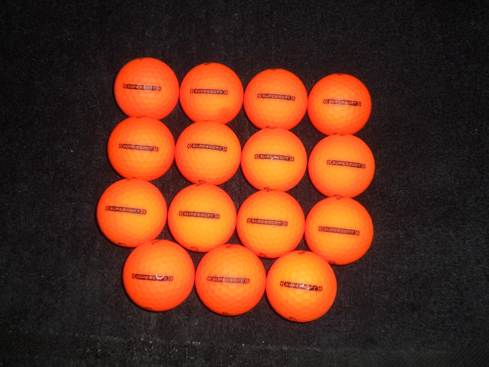 15 Orange Callaway SuperSoft Matte Golf Balls