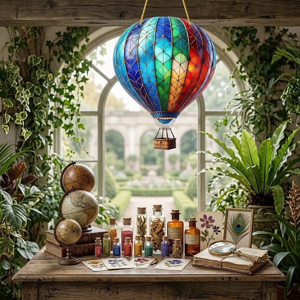 For Balloon Style Flame Effect Hanging Piece for Interior Wall Display