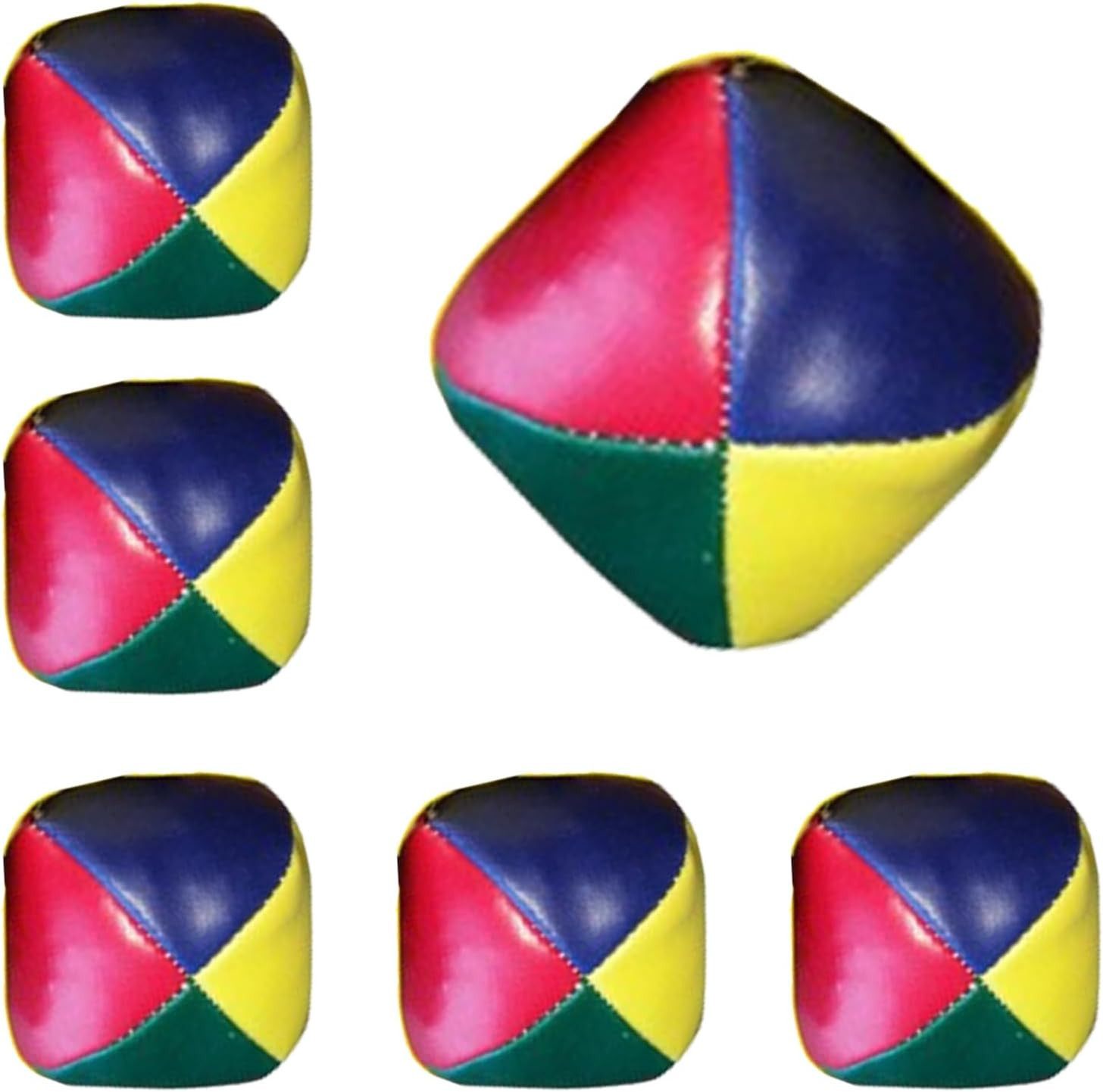 6 Pcs Juggling Balls Set for Beginners Multi-Colored Juggling Balls, Mini Durabl