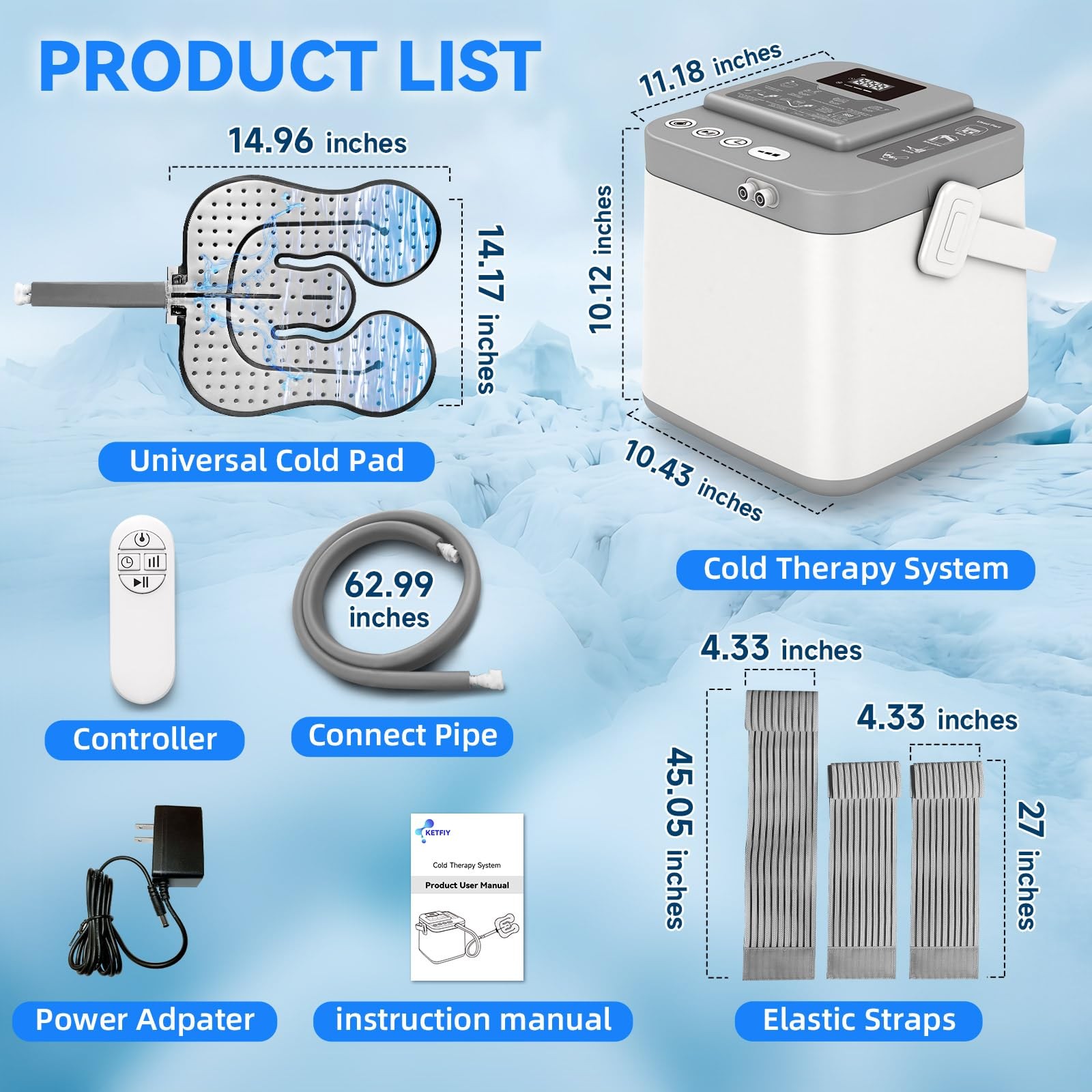 WTBFX Cold Therapy Machine Grayish White