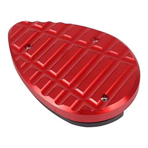 Worldmotop Motorcycle Kickstand Pad Support Foot Pad Replacement for Ducati red