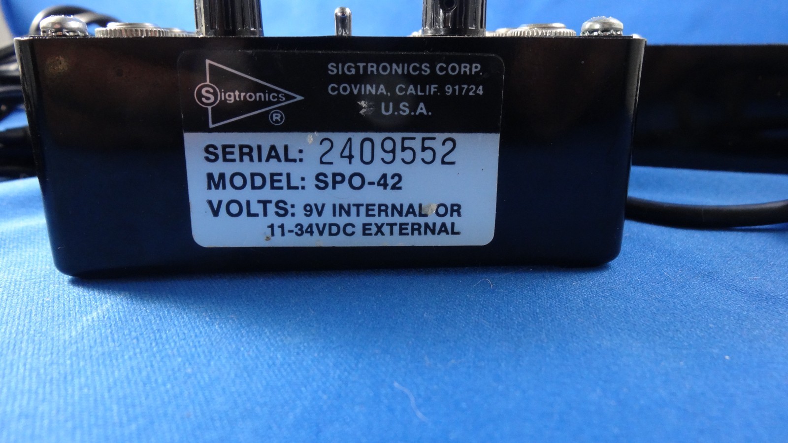 Sigtronics Transcom II Internal Battery or Ext Powered SPO-42 Aircraft Intercom