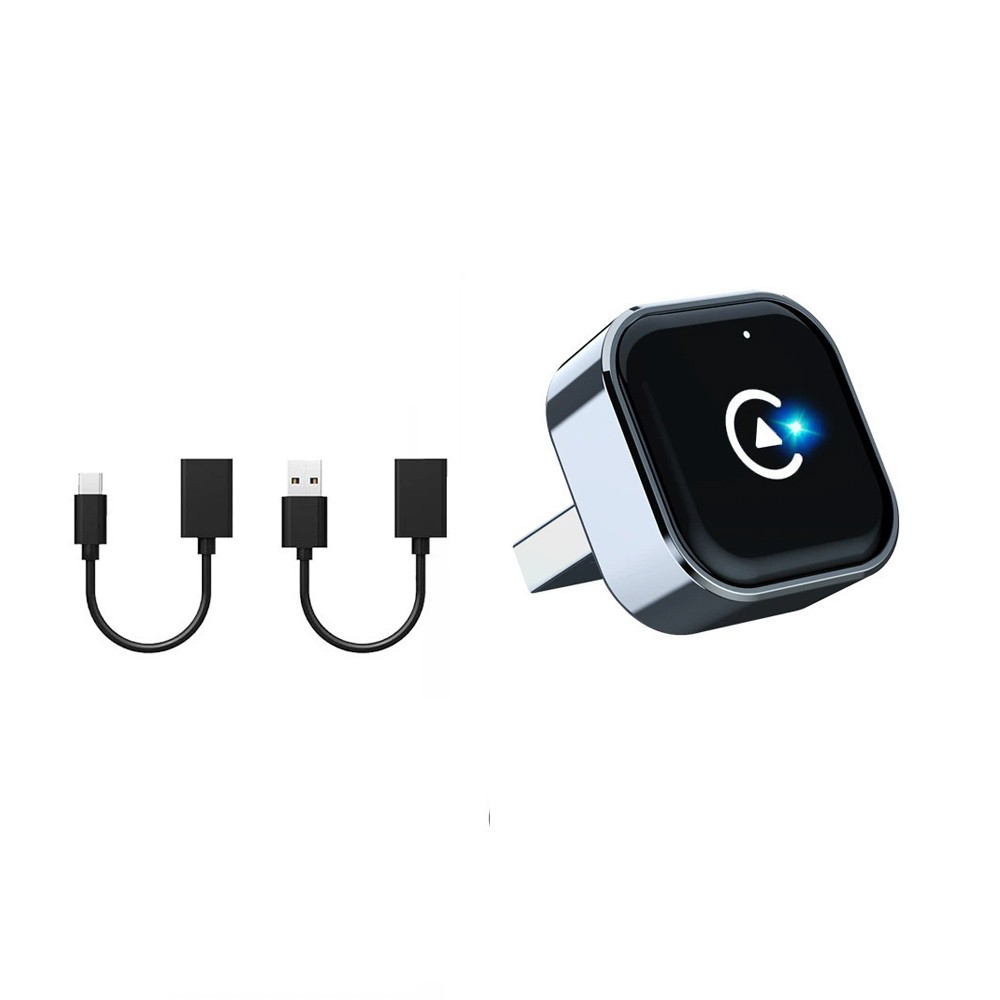 USB Wireless CarPlay Adapter for Apple iPhone & Android Auto Adapter Plug & Play