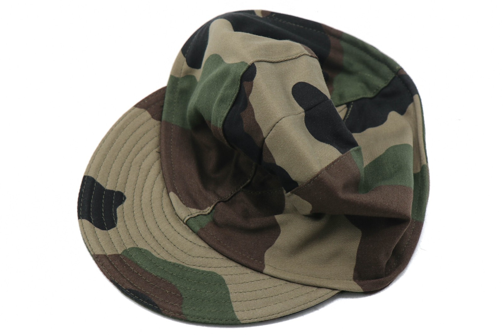 XXXLarge (64) French F2 Army Military CCE Woodland Camouflage Field Cap Hat CCE