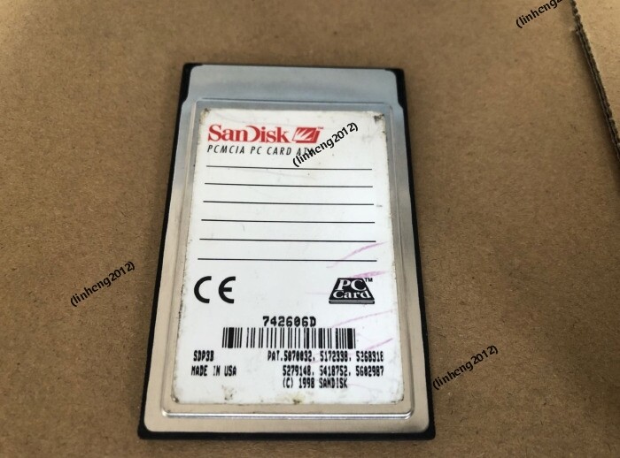 SANDISK 8MB PC CARD FLASHDISK CARD