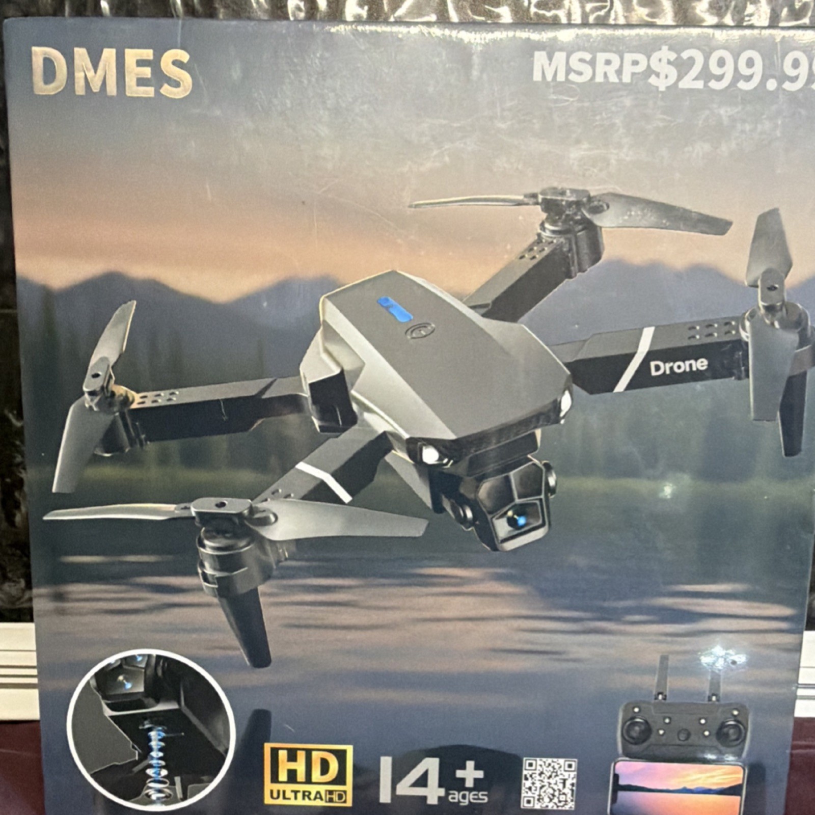 DMES P13 Four-Axis Quadcopter Drone with HD Camera for Ages 14+, Hobby Grade