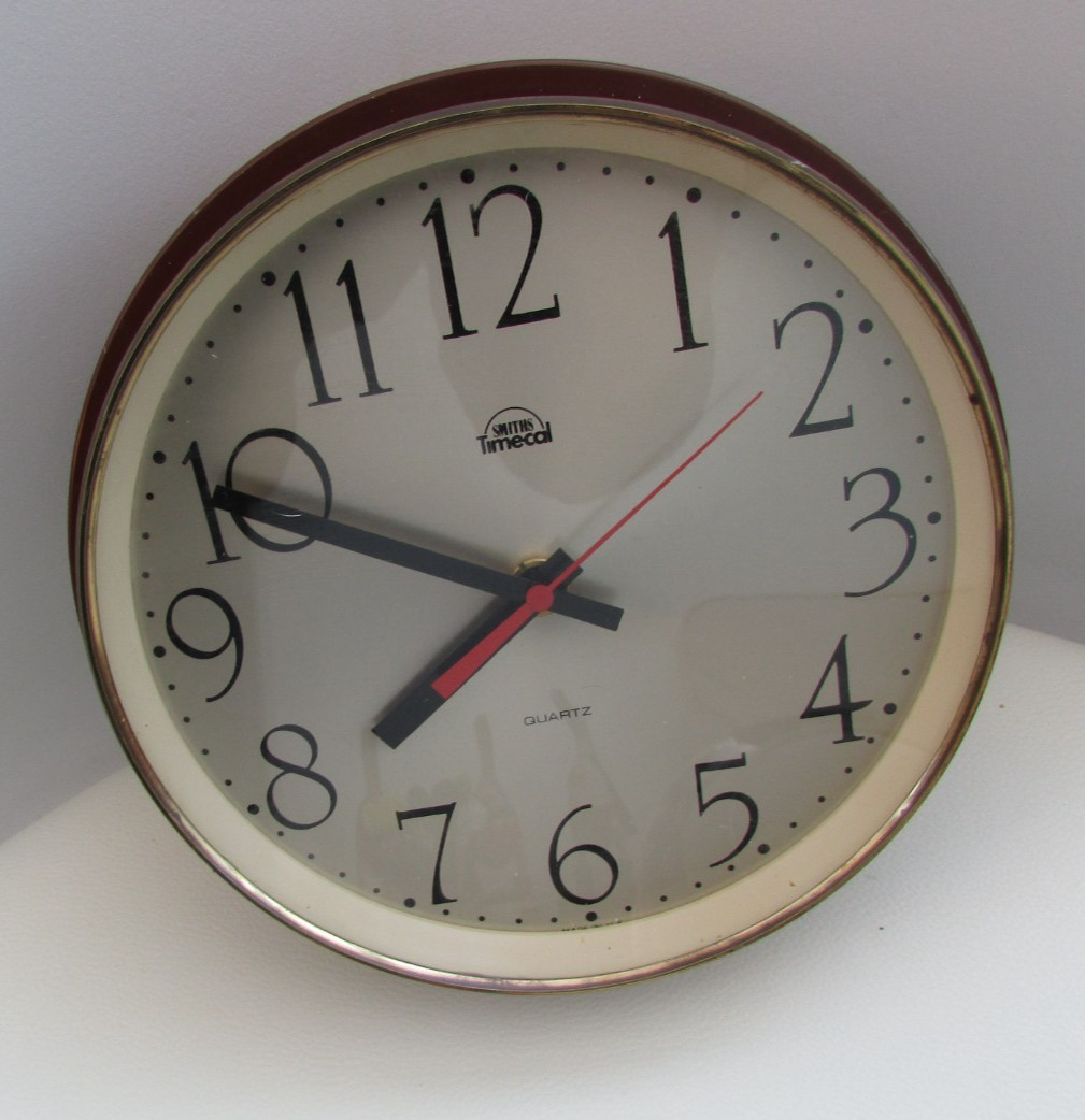 Smiths Timecal Quartz Vintage Wall Clock 20cm