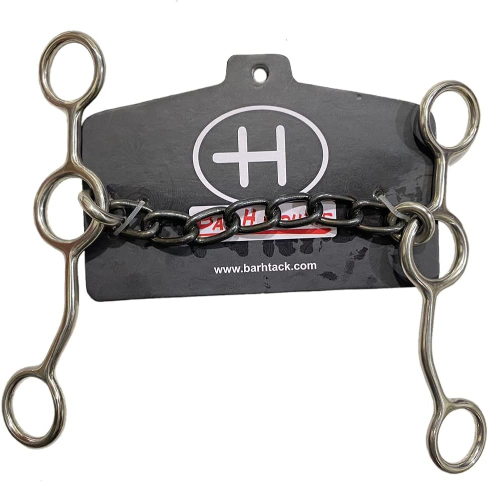 Western Horse 5 in Mouth Heavy-Duty Gag Bit Solid Stainless Steel