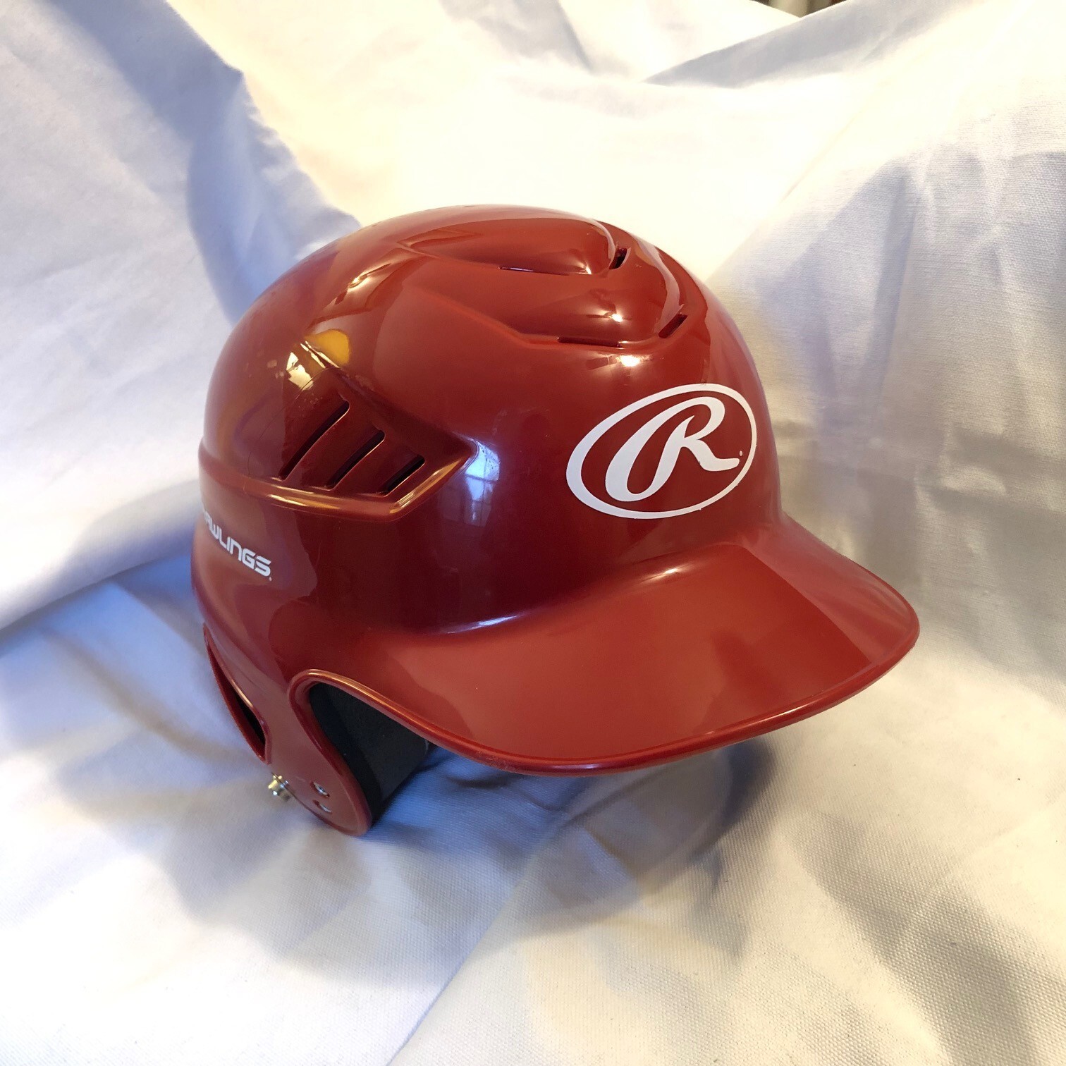 Rawlings Red Both Ears Baseball Batting Helmet CFTBH-R1 6 1/4 - 6 7/8