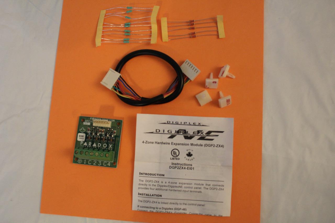 Paradox DGP2-ZX4 Digiplex Four-Zone Hardwire Module V2.0 Kit for DGP-48/DGP-NE96