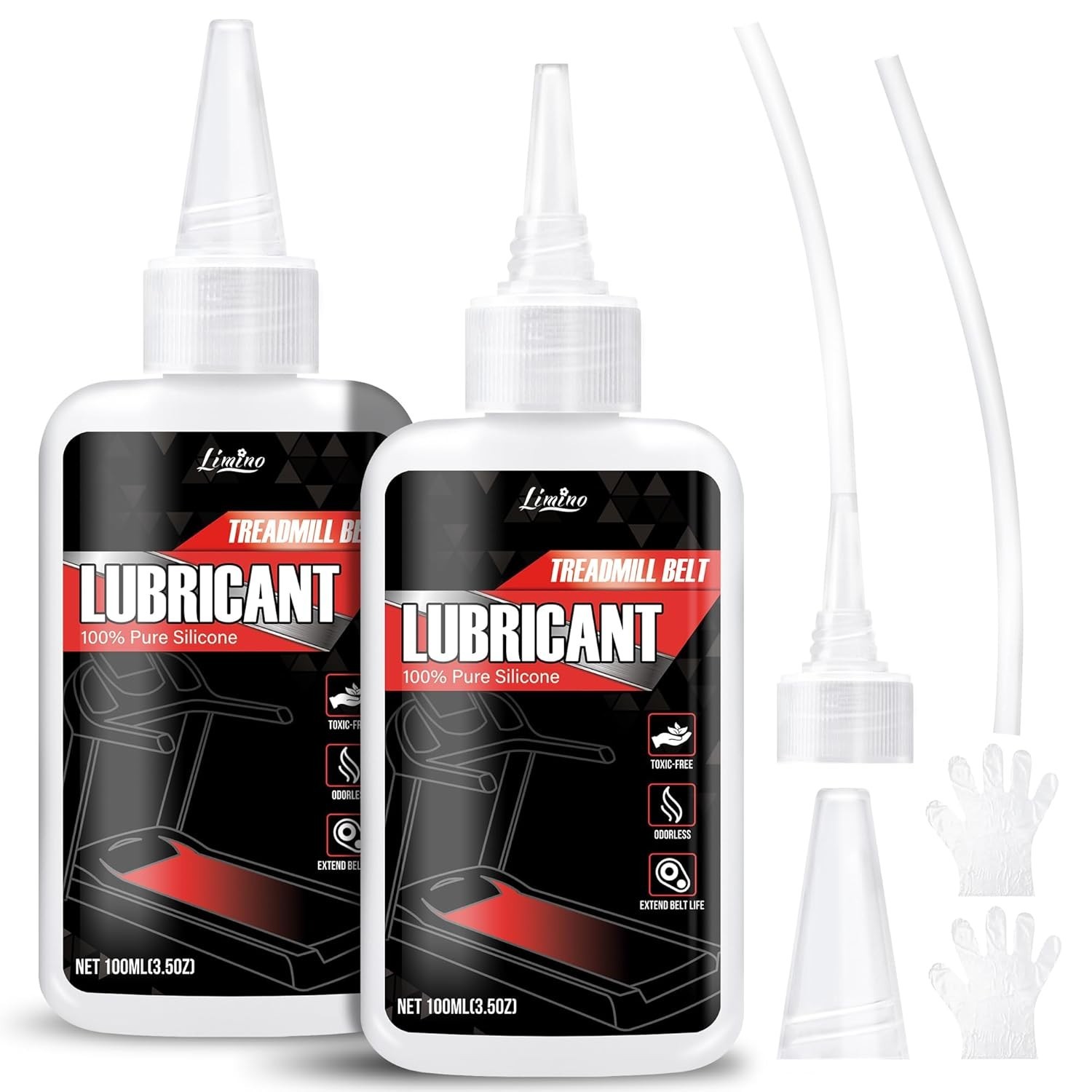 Treadmill Lubricant for Belt - 100% Pure Silicone Treadmill Oil, Fitness Equipme