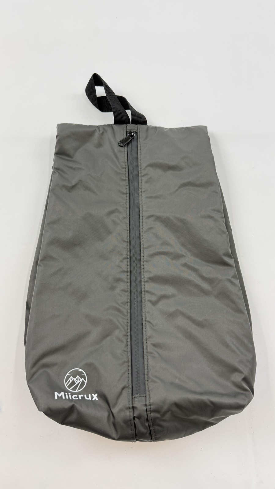 Miicrux Gray Zippered Travel Shoe Boot Storage Bag Carry Handle Organizer