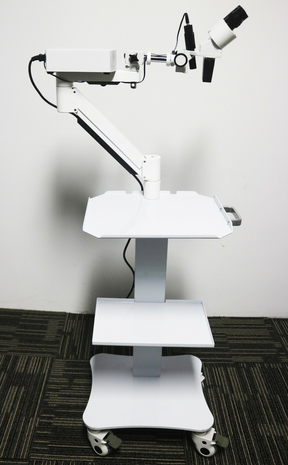 5W LED Dental Surgical Operating Microscope with 360° Rotation Movable Cart Unit