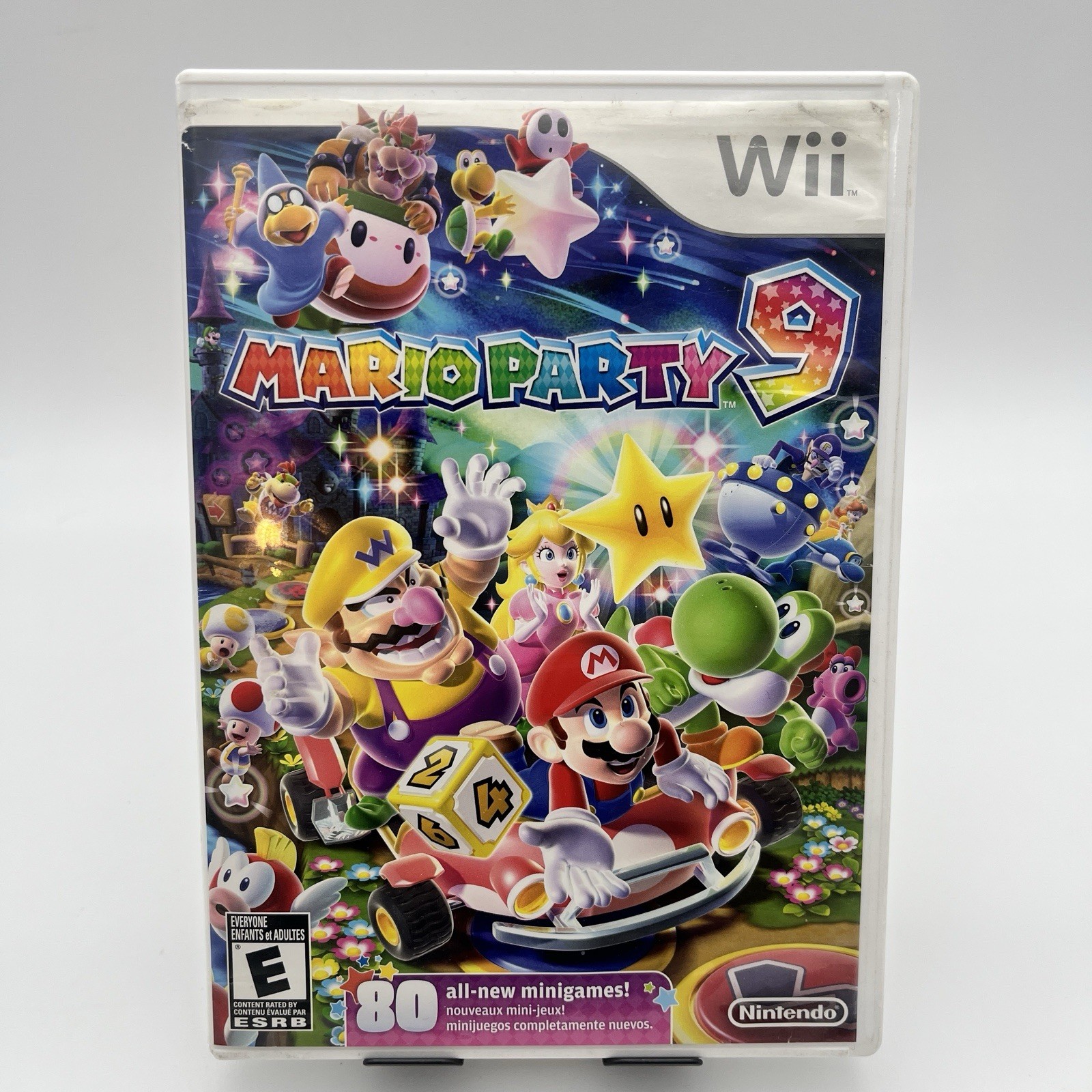 Mario Party 9 (Nintendo Wii, 2012) game disc and case only missing manual
