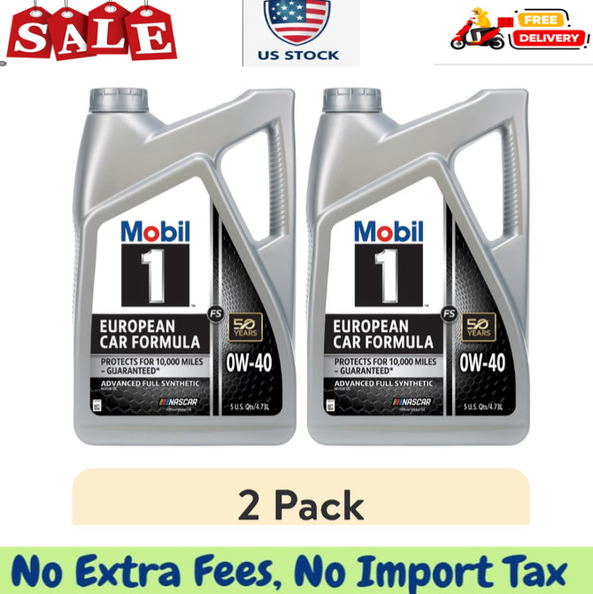 (SALE) Mobil 1 FS European Car Formula Full Synthetic Motor Oil 0W-40, 5 Quart