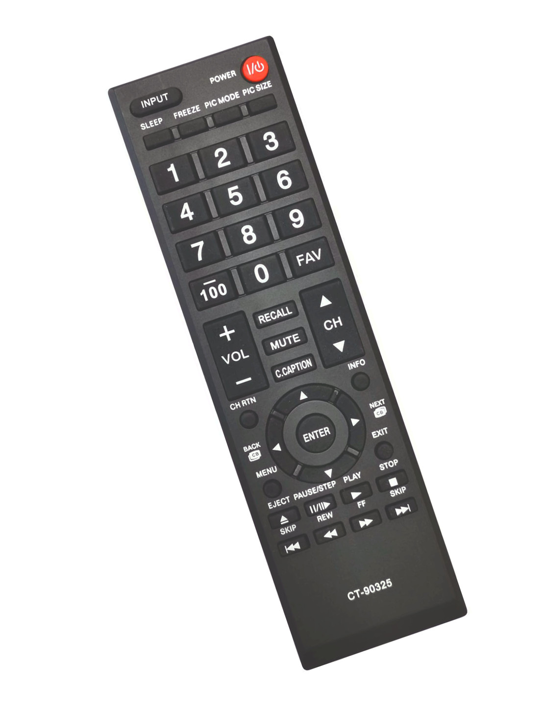 New Remote Control Replace for Toshiba TV 46XV645U 46XV648U 52RV530U 52RV535U