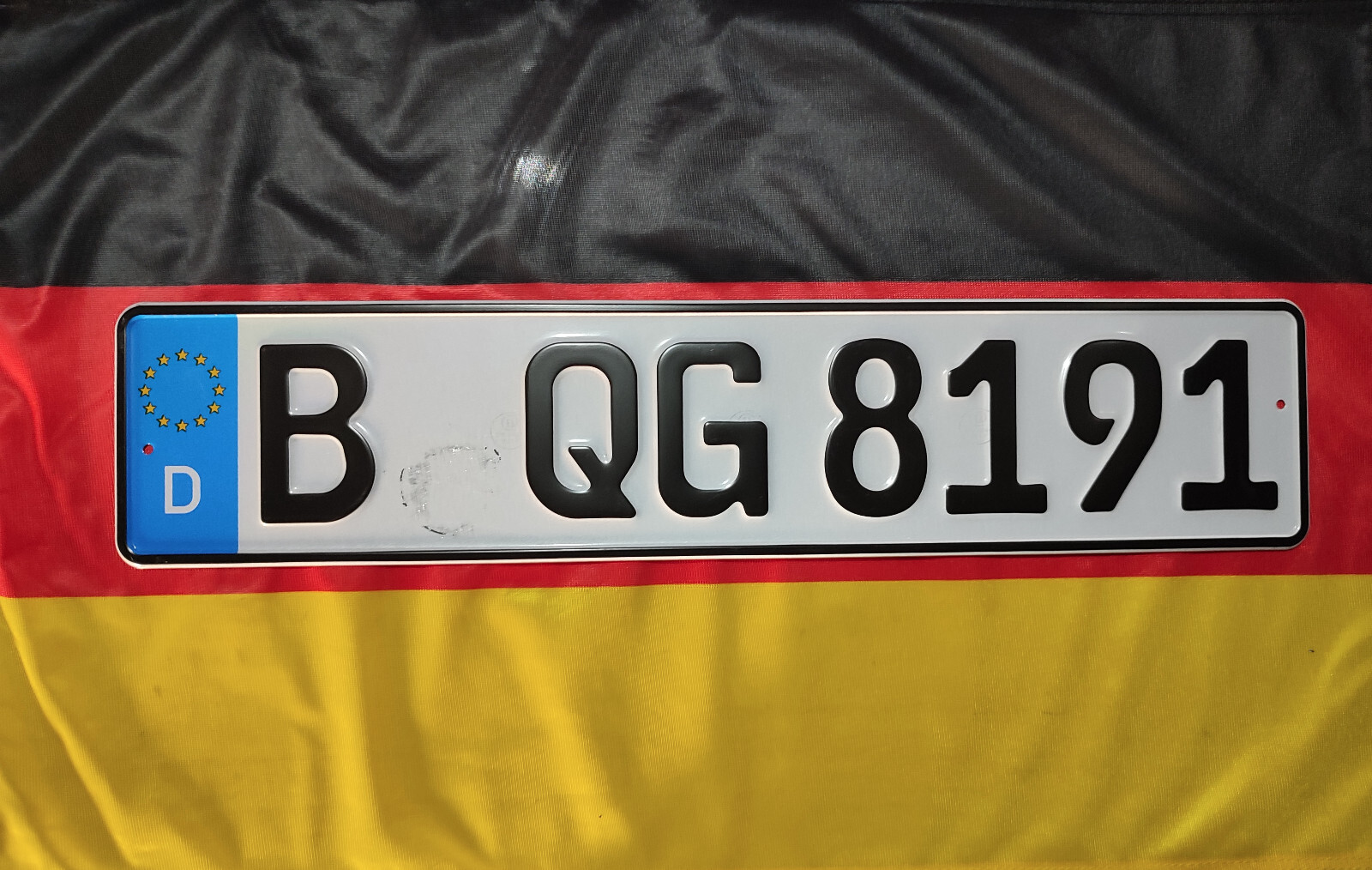 Germany German License Plate - Berlin