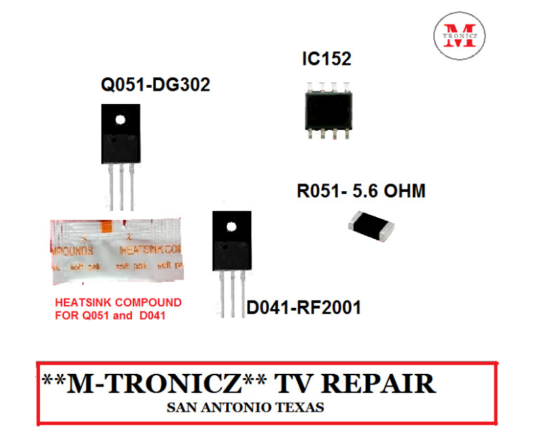 REPAIR KIT FOR  PANASONIC  SS BOARD  TNPA5623 TXNSS1SDUU