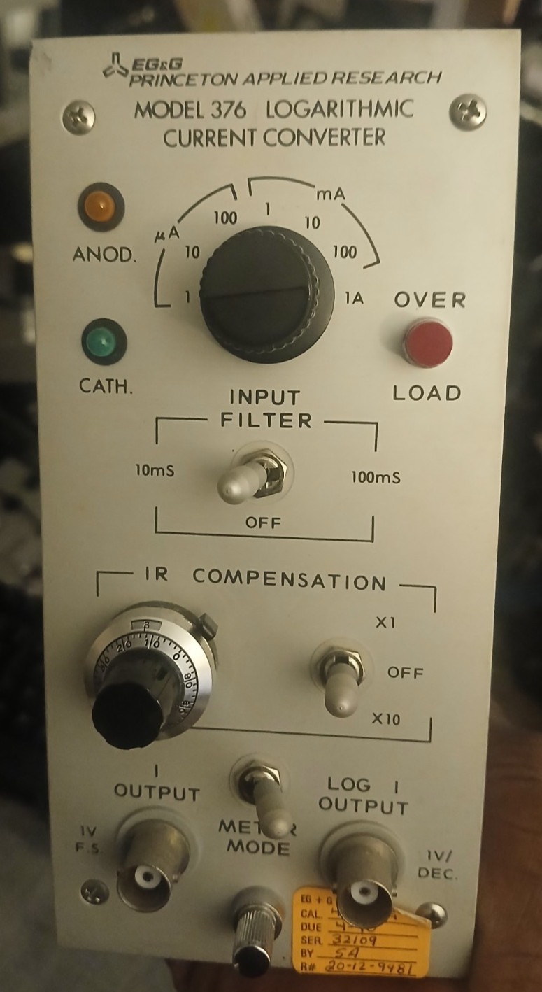 EG&G Princeton Applied Research Model 376 Logarithmic Current Converter Card