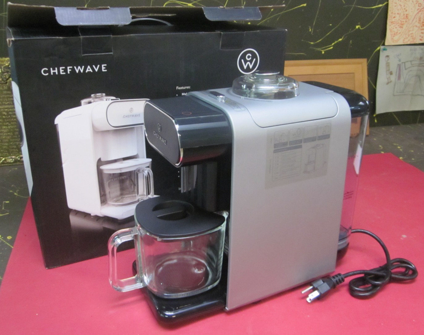 Chefwave Milkmade non-dairy milk maker machine -almond soy cashew oat coconut-