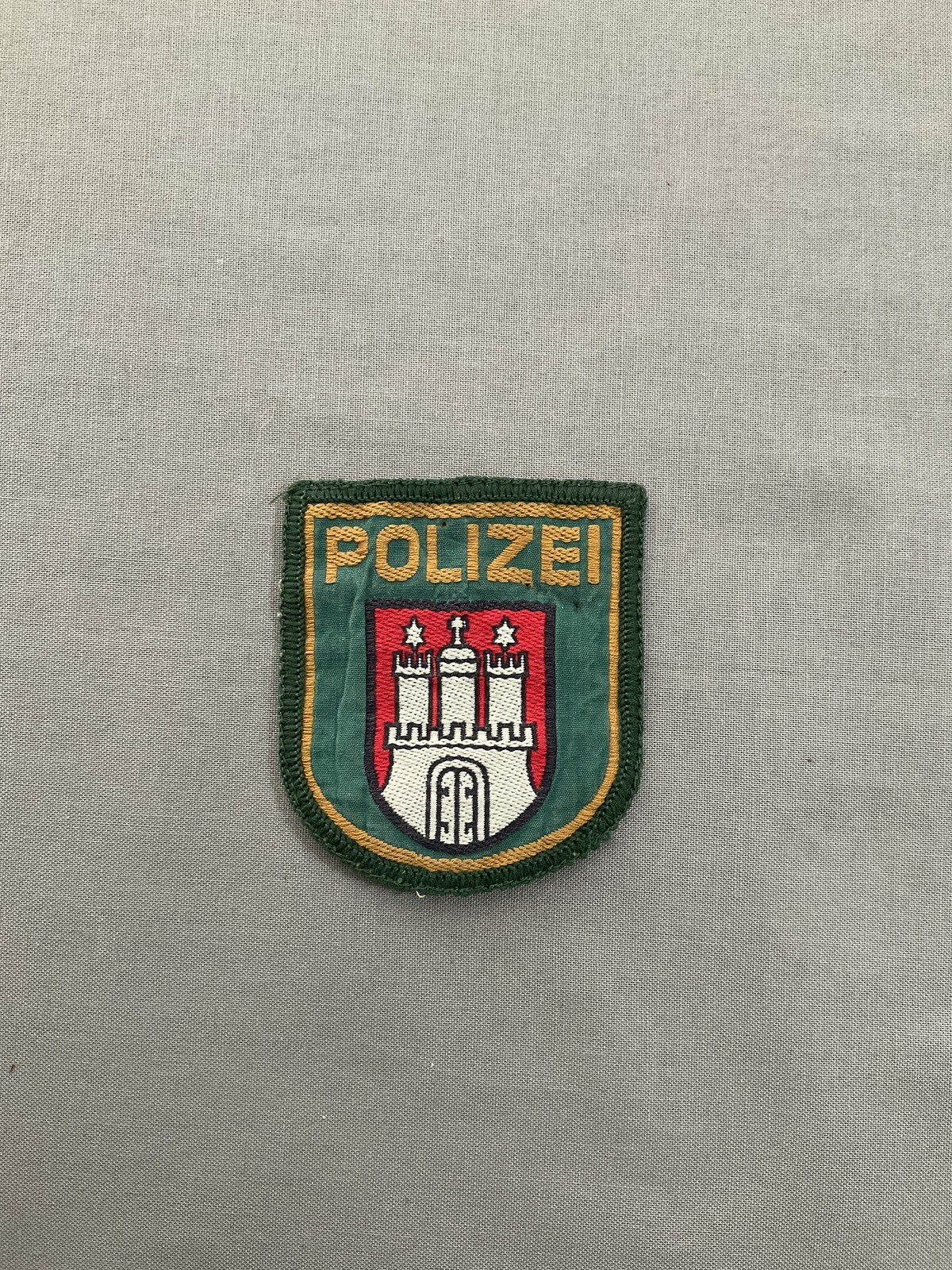 German Polizei Patch Hamburg Vintage Small 2" Police Original Militaria