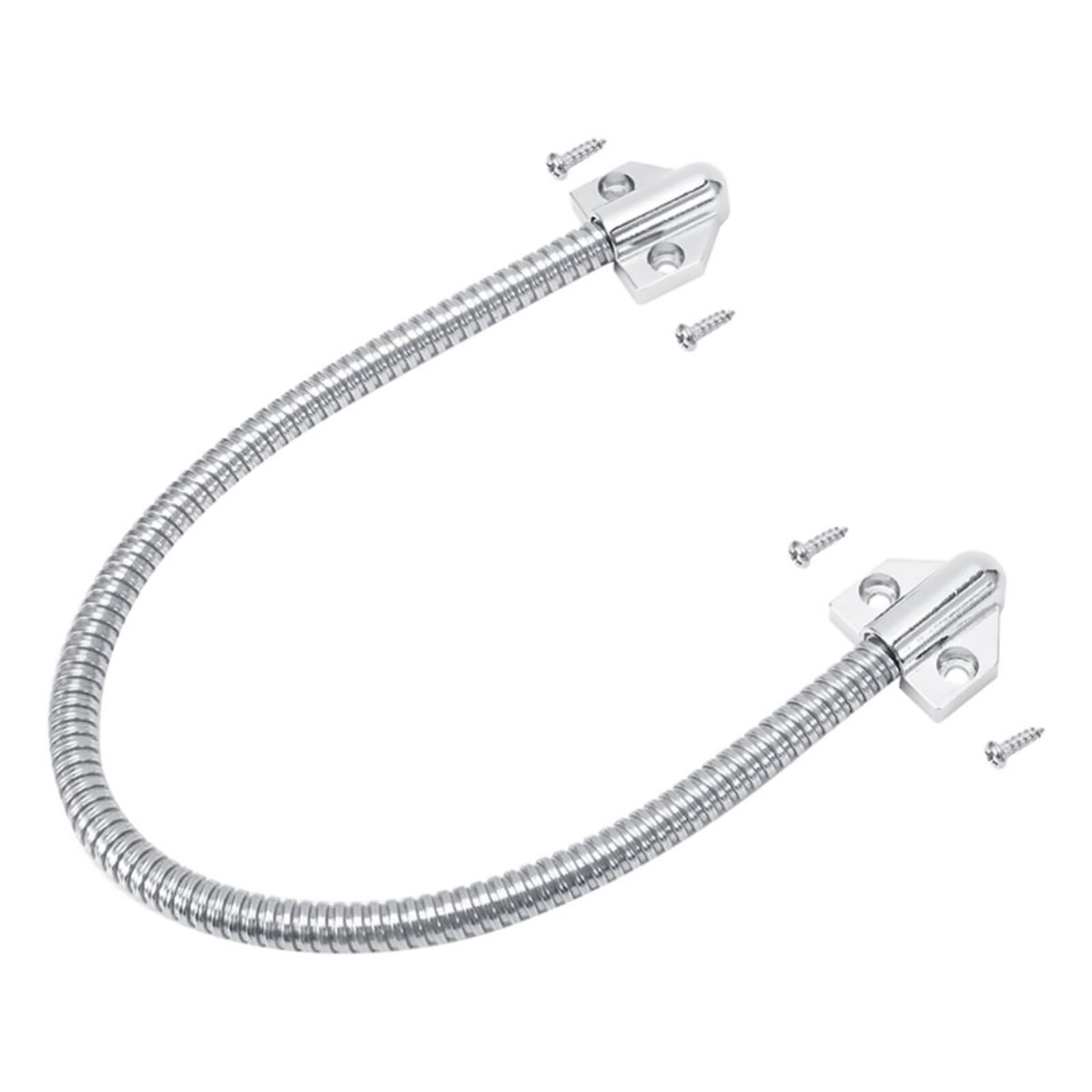 Stainless Steel Door Loop for Exposed Mounting Access Control Wire Protection A