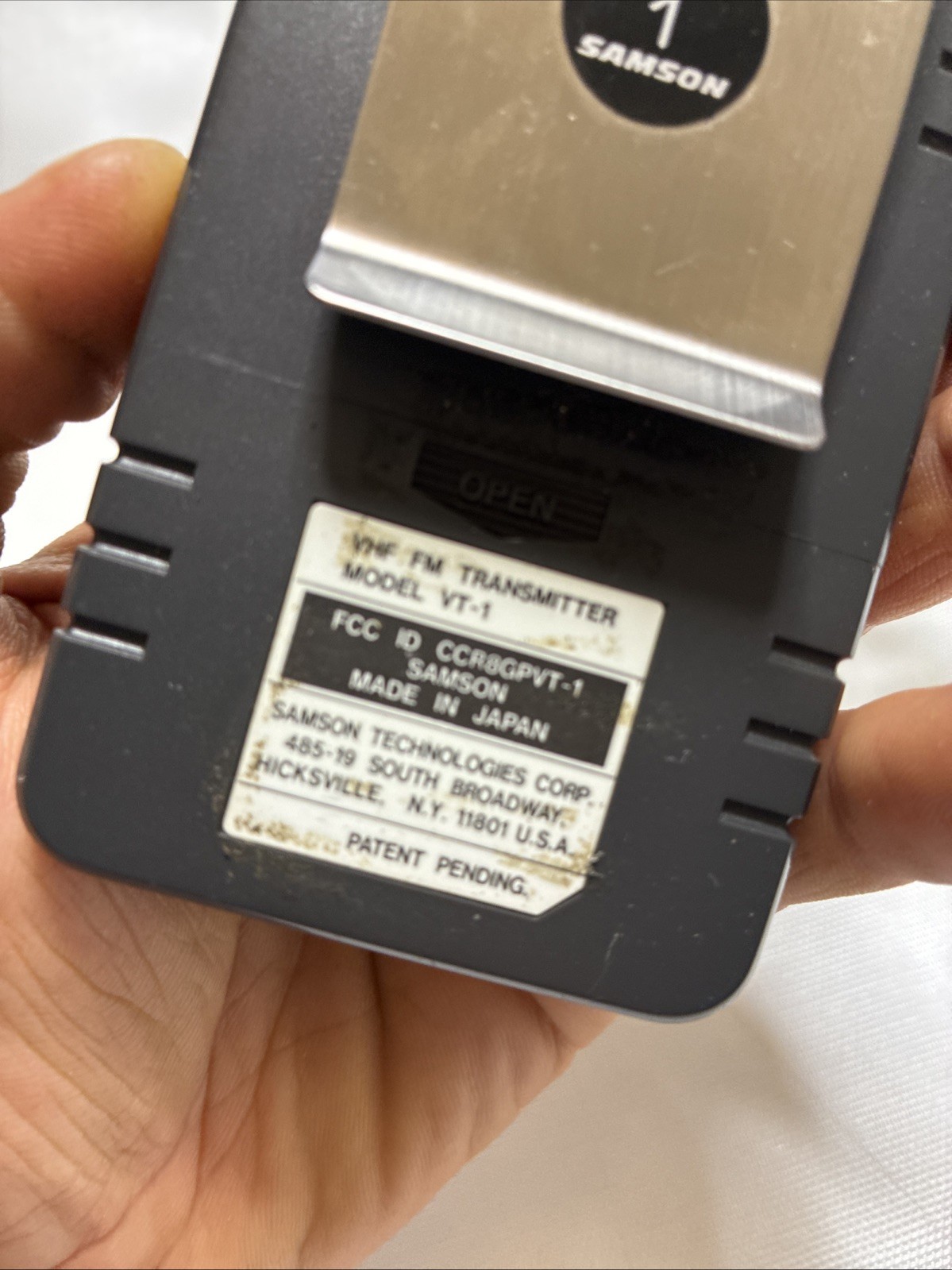Samson VT-1 Wireless Belt Pack Transmitter