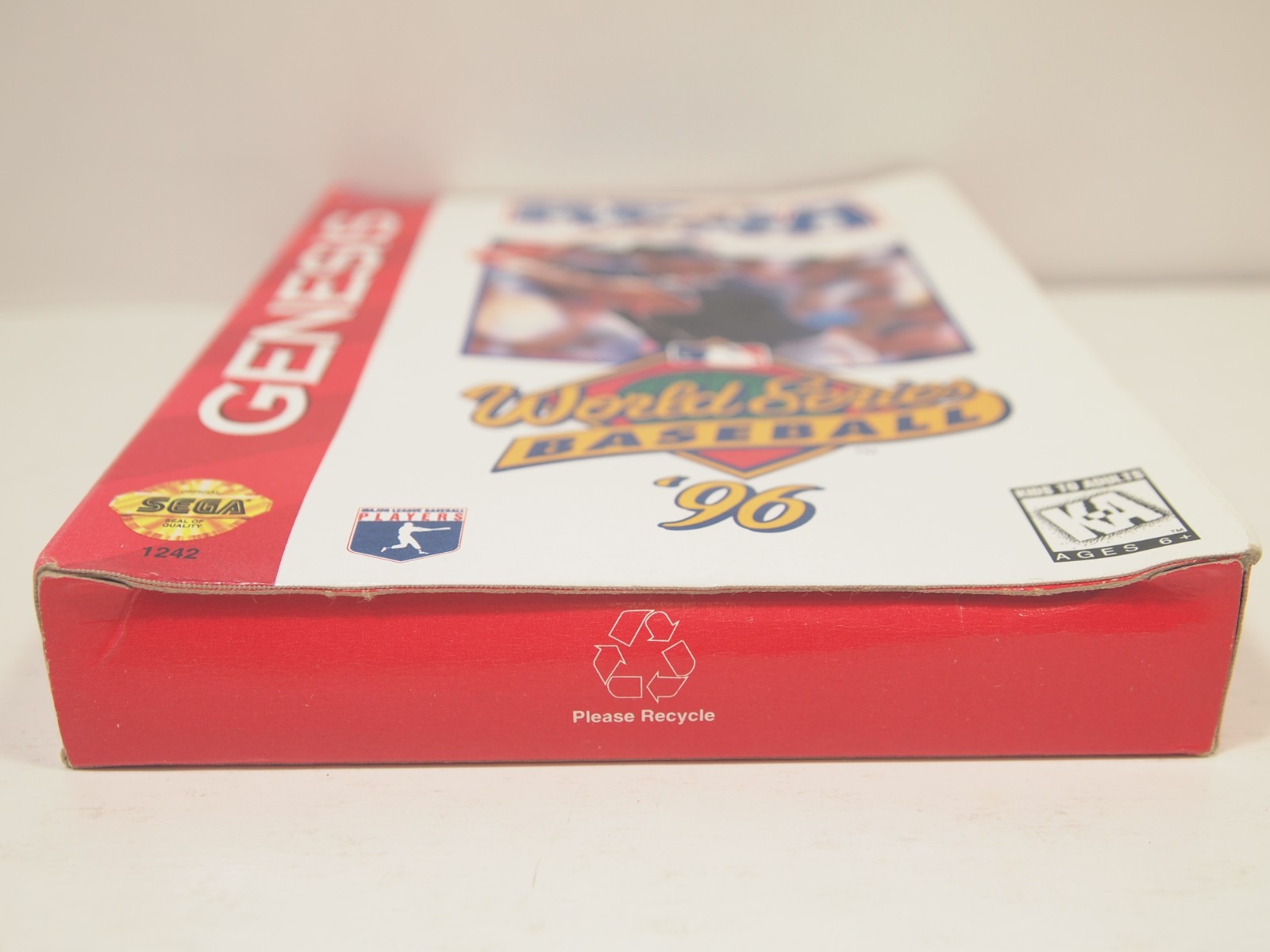 World Series Baseball 96 Case (SEGA Genesis) Authentic CARDBOARD BOX ONLY
