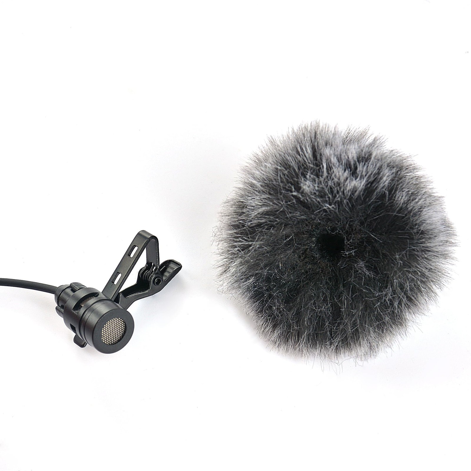 Ruittos 5 Packs Lavalier Microphone Wind Screen Furry Muffs Diameter 1cm...
