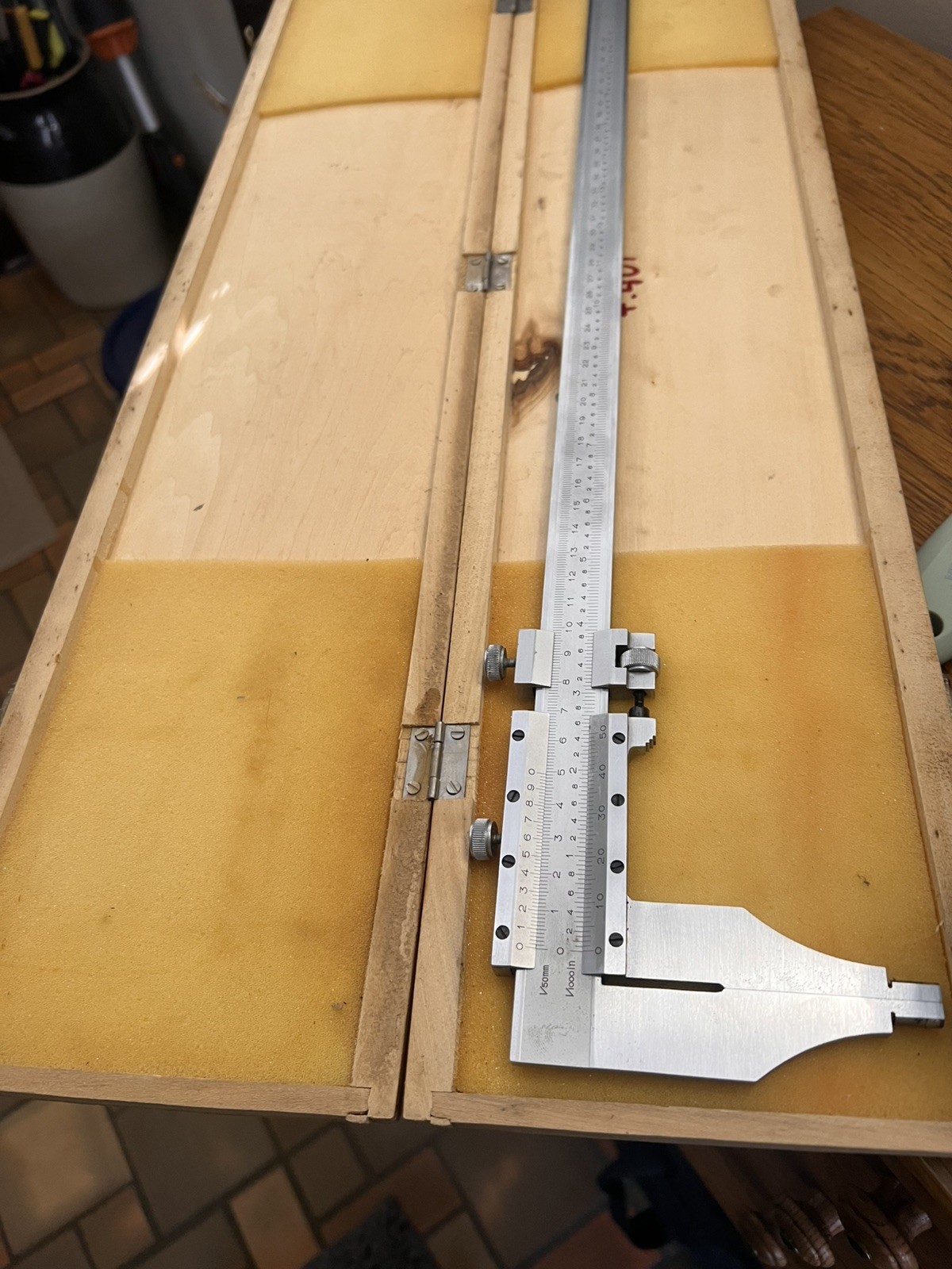 KAWAI 0.05MM Vernier Caliper 0-60 CM 0-24 IN