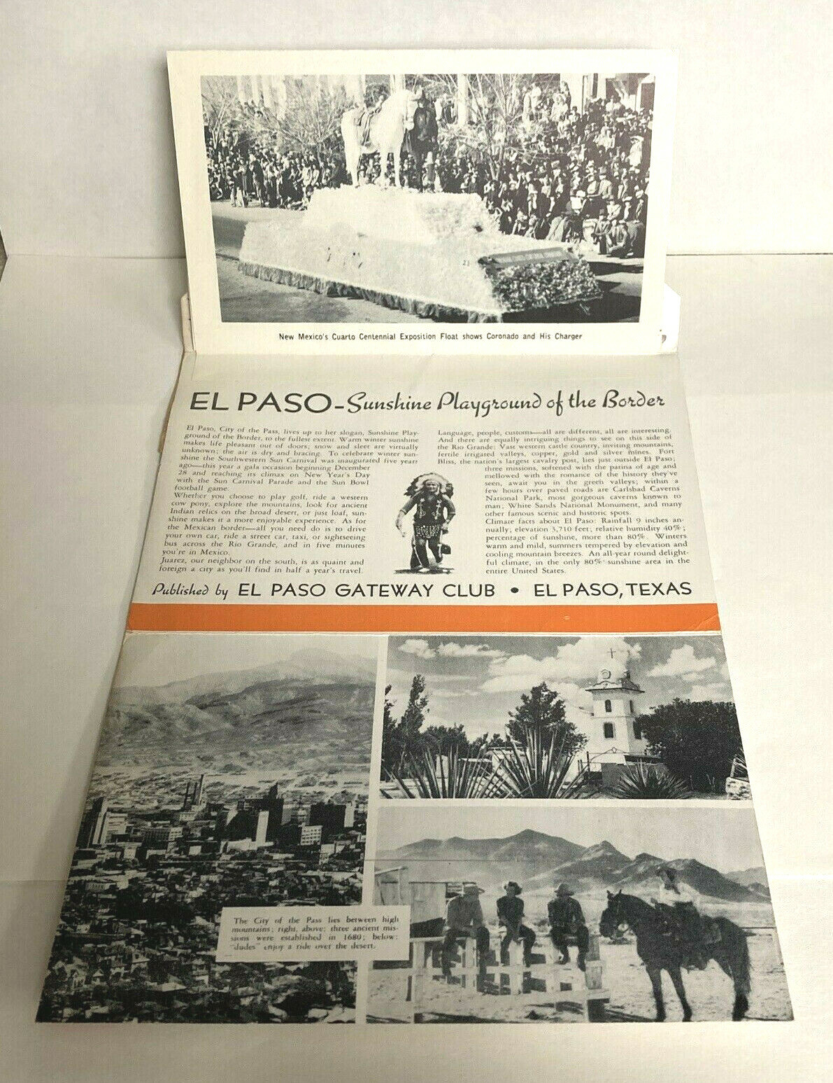 El Paso Gateway Club  - Sun Carnival pictures advertisement flyer