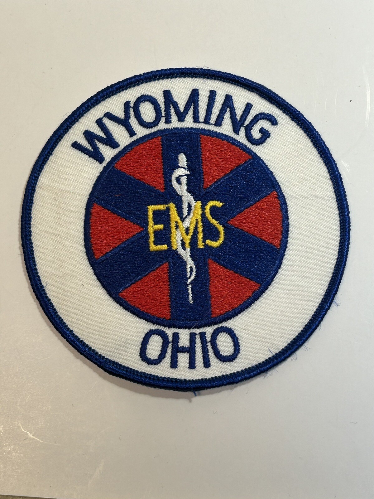 Ohio, Wyoming EMS Emergency Medical Services Patch