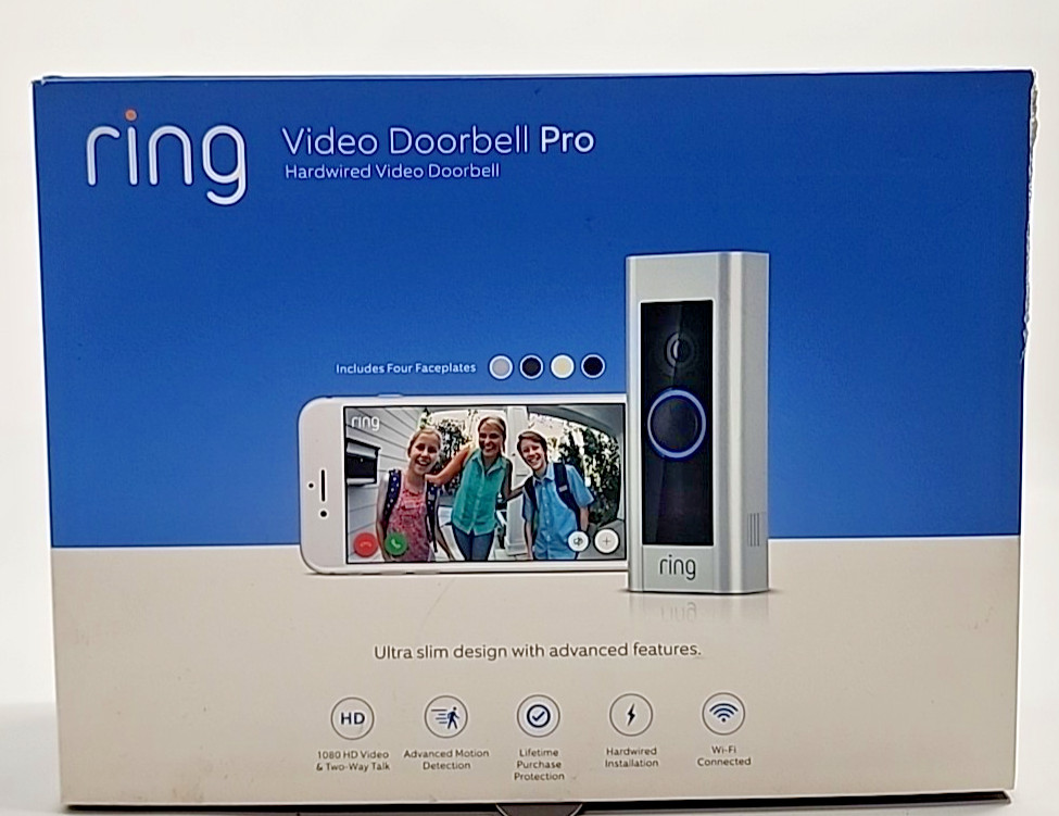 Ring Video Doorbell Pro Wi-Fi Video Hardwired Smart Camera Doorbell