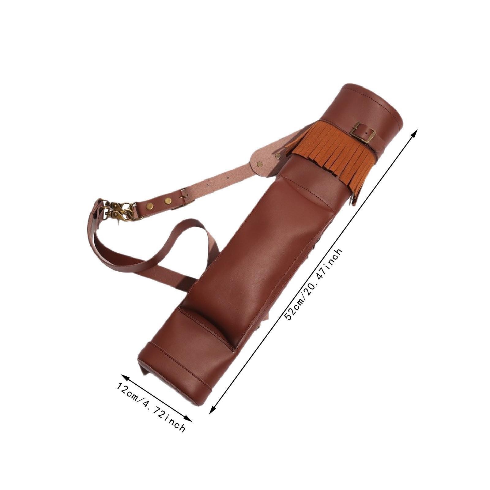 Shoulder Back Quiver 30 Arrows Holder Practical Adjustable Straps Competitive