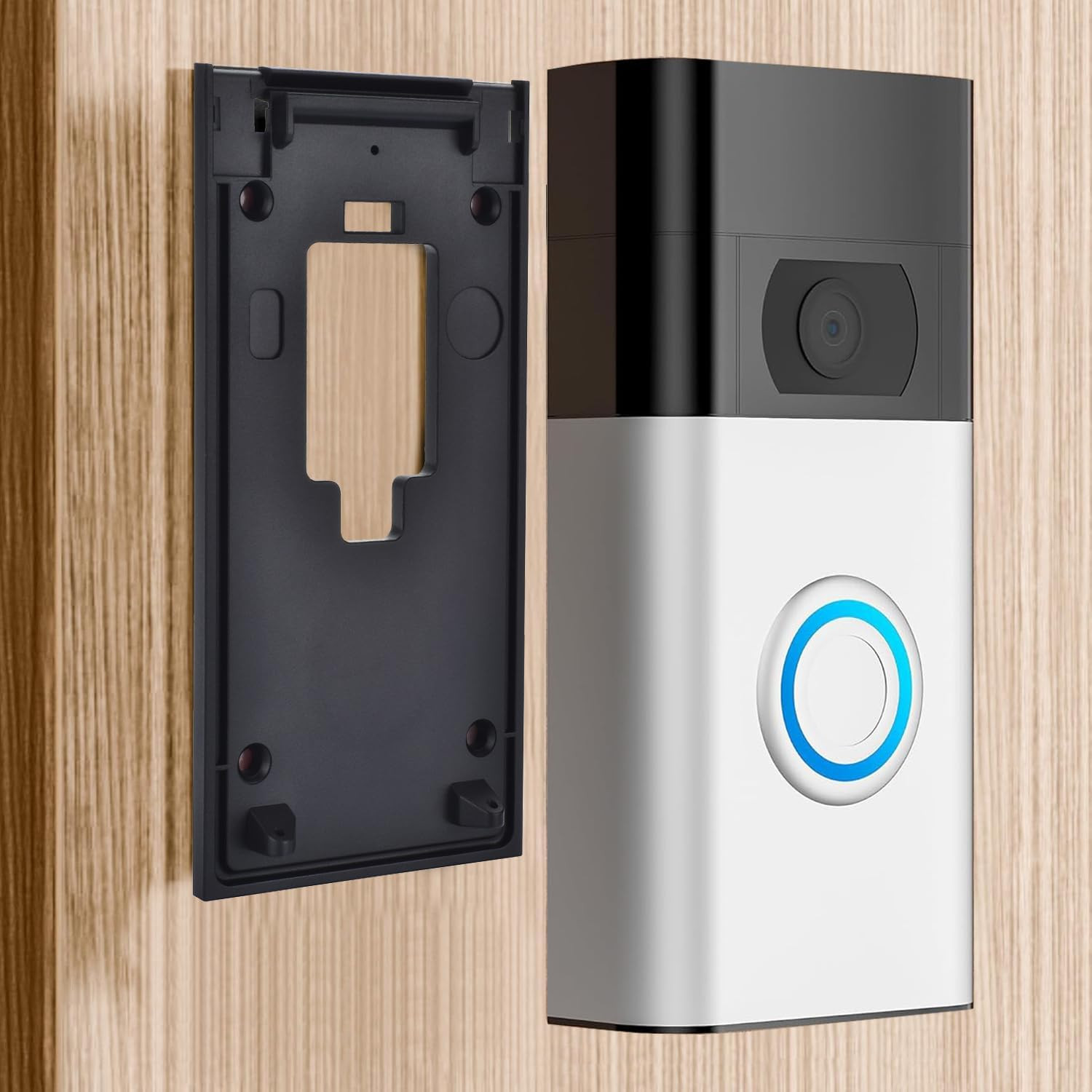 No-Drill Adhesive Mount for Ring Video Doorbell (2Nd Generation - 2020 Release),