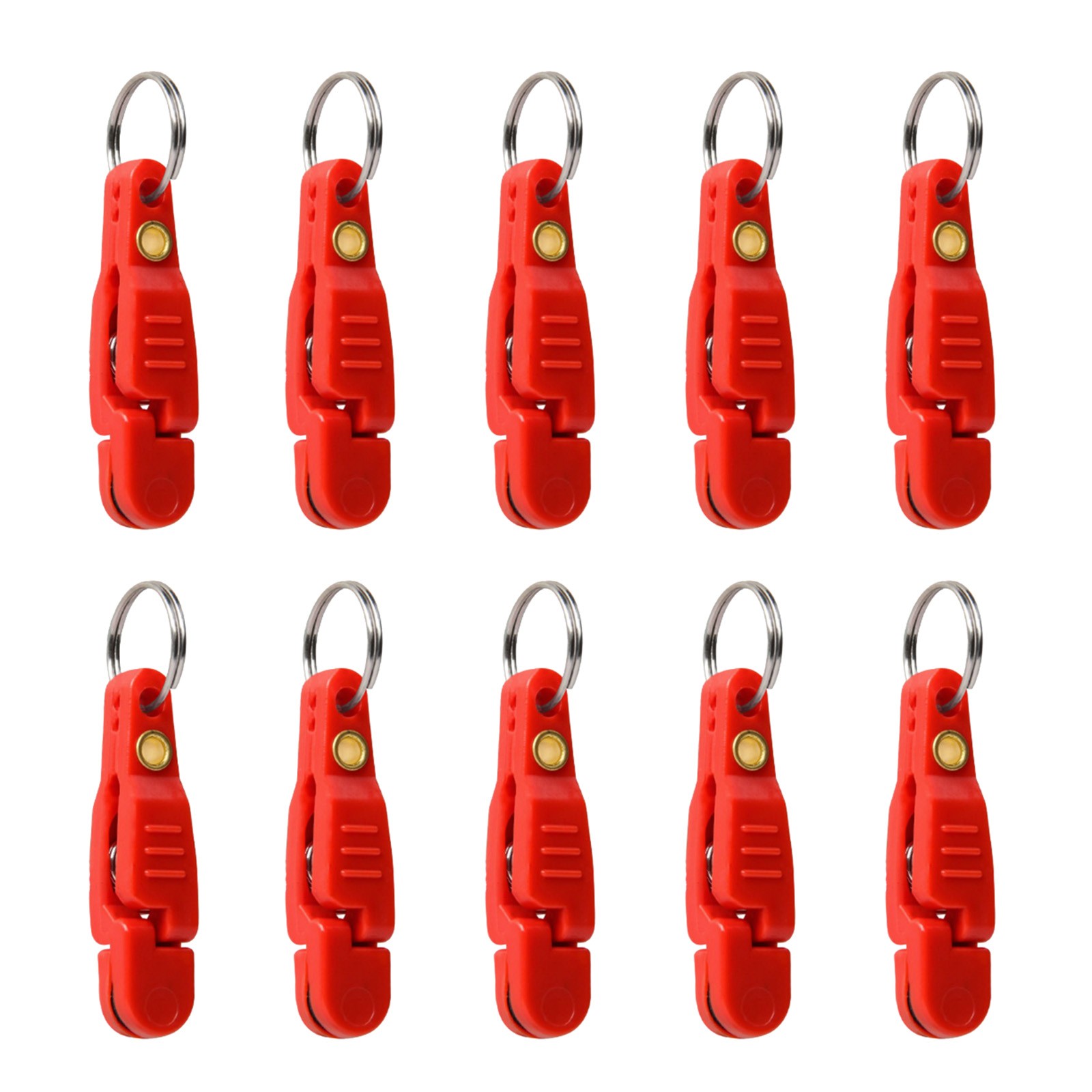 10pcs Red Release Clips Essential Accessory For Sea Fishing Premium Quality