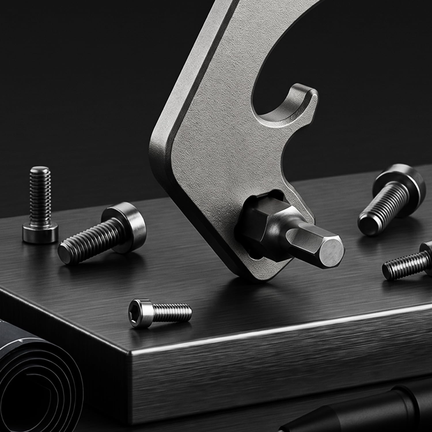 Titanium EDC Pry Bar Multitool, Small Keychain Prybar Tool with Bottle & Open...