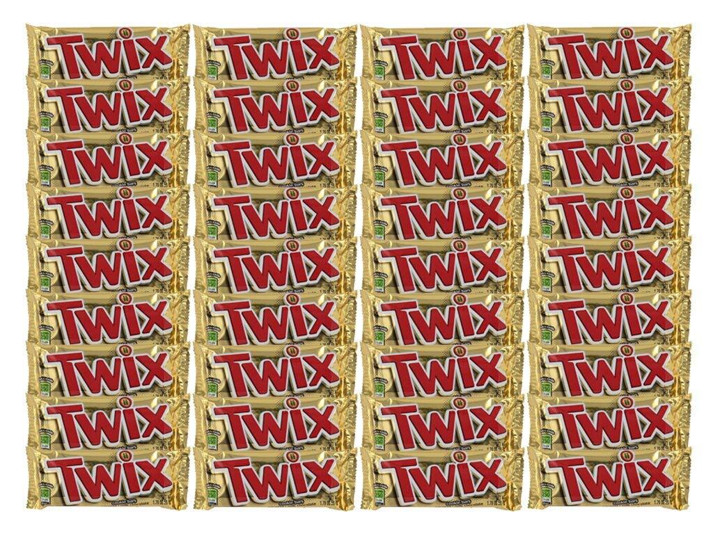 Twix Chocolate Caramel Cookie Bars Bulk Pack (1.79 oz, 36 Count)