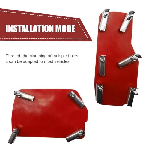 Car Pedal Cover, Brake and Accelerator Anti-skid Pedal Cover with 2 PCS Red