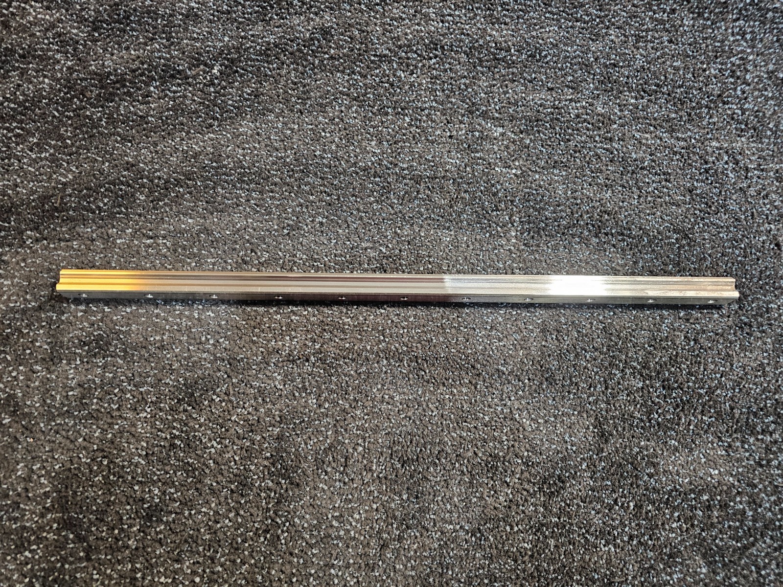 THK U0E05307-GK 25.5" Linear Motion Rail Assembly 11-Hole, Silver