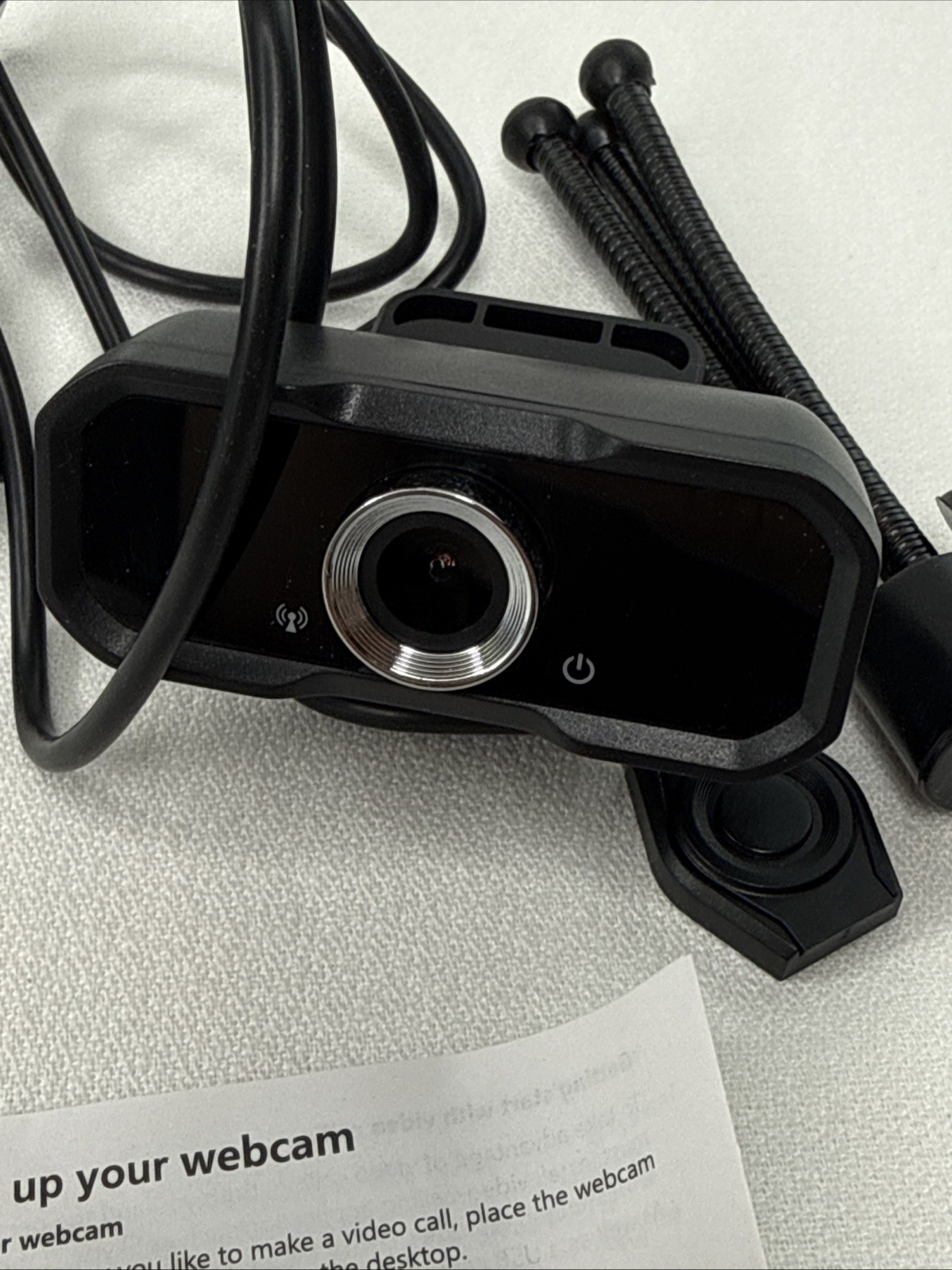 Webcam 1080p HD Computer Camera With Microphone For Laptop Or PC (USB)