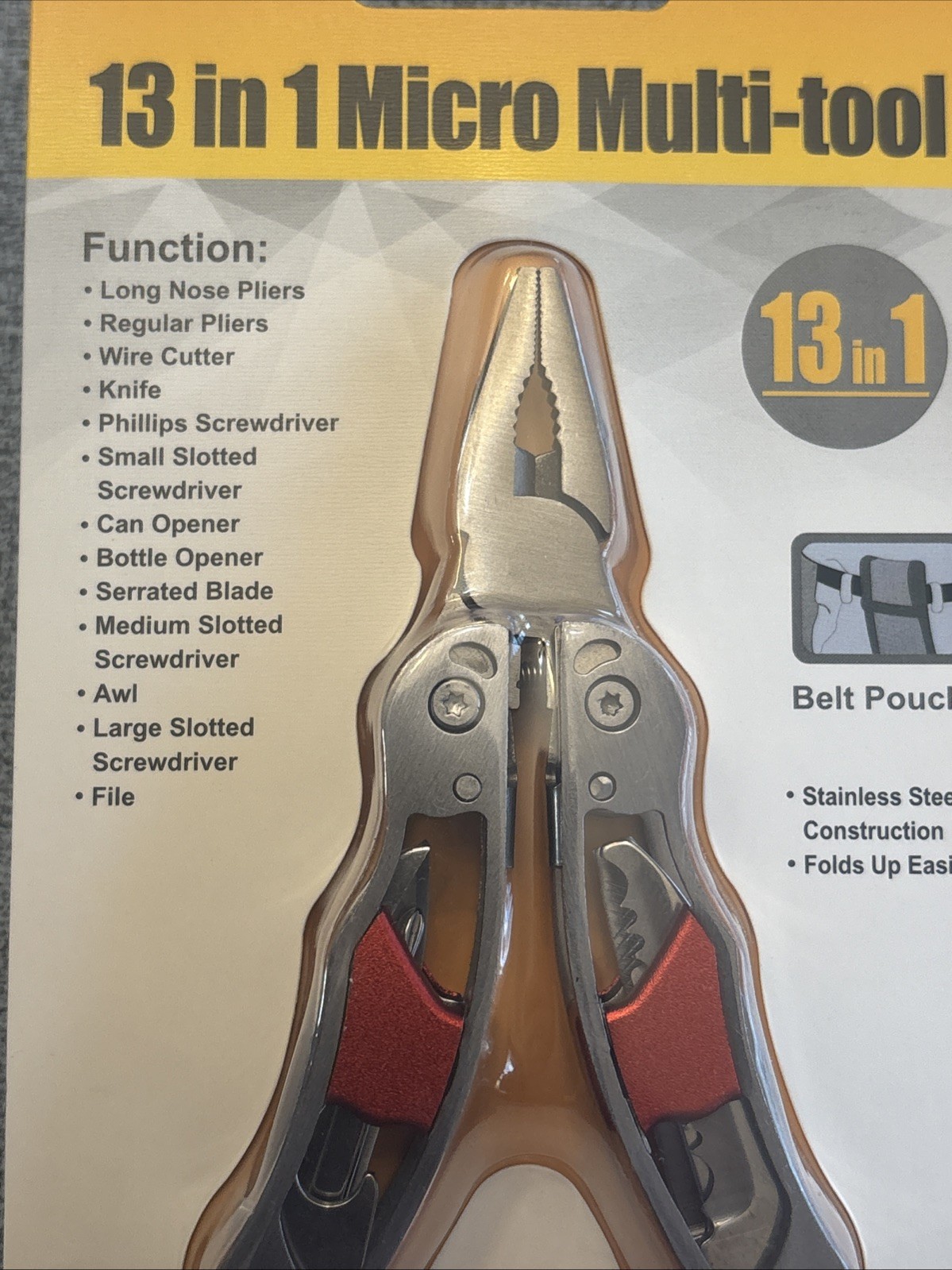 13 in 1 Micro Multi-tool Stainless Steel TDPW